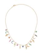 Multi-charm Rainbow Necklace
