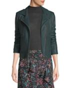 Han Leather Zip-front