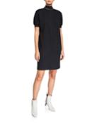 Monili-beaded Cotton Jersey Dress