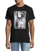 Max Vertical Beach Short-sleeve Tee, Black