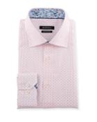 Men's Shaped-fit Dot & Square Dress