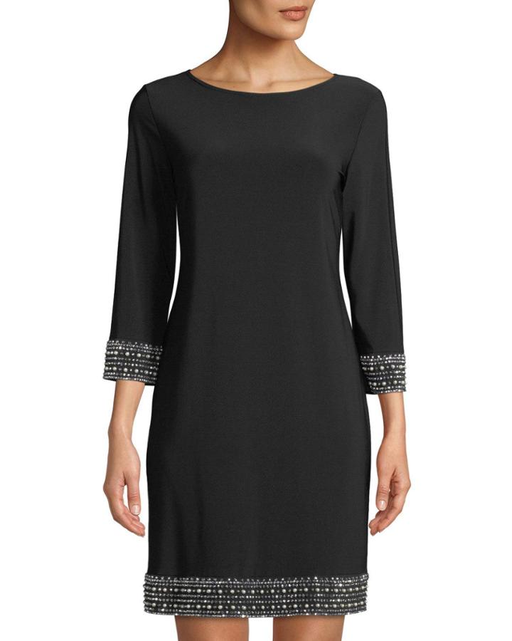 Embellished-trim Jersey