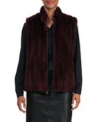 Knit Sheared Beaver Reversible Vest