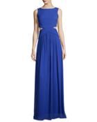 Sleeveless Cutout Grecian Gown