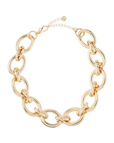 Golden Oversized Oval