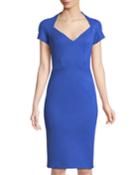 Short-sleeve Midi Bandage Dress