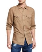 Men's Casual Button-front