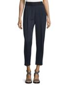 High-waist Ankle Pants