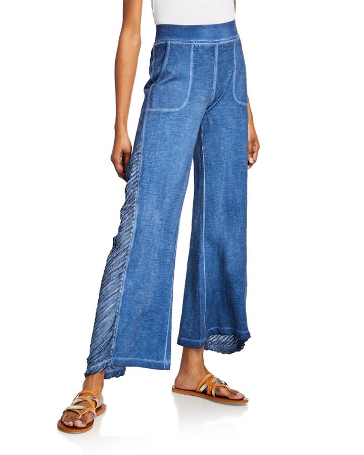 Christabella Wide-leg Terry Pants