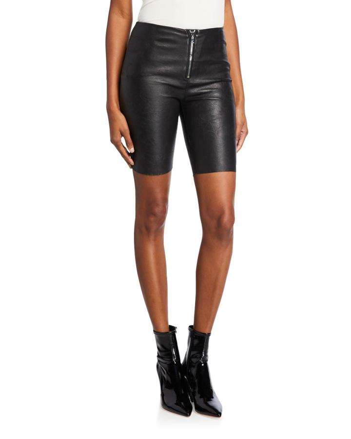 Mona Leather Zip-front Bike