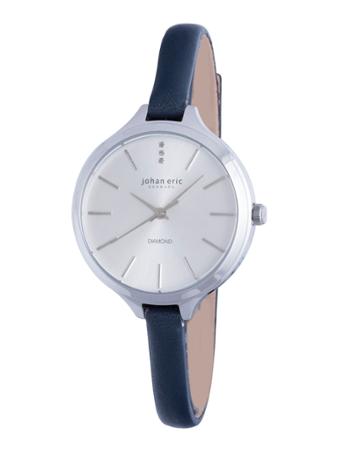 Herlev Slim Quartz Diamond Blue Leather