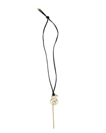 18k Estate Serpent Cord Necklace