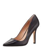 Sweetness Leather Pointed-toe Pump