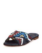 Buttoncandy Embroidered Denim