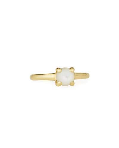 Lollipop&reg; 18k Teeny Mother-of-pearl Doublet Ring,
