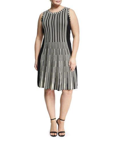 Melody Twirl Knit Dress, Multi,