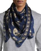 Skull-print Foulard Ladder