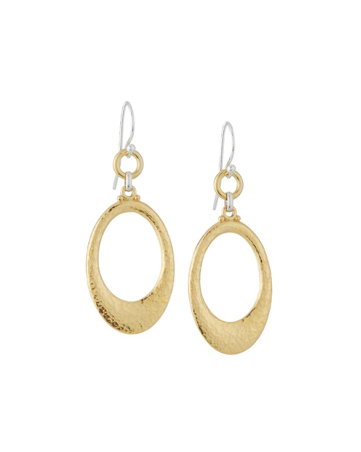Hoopla Tapered Drop Earrings