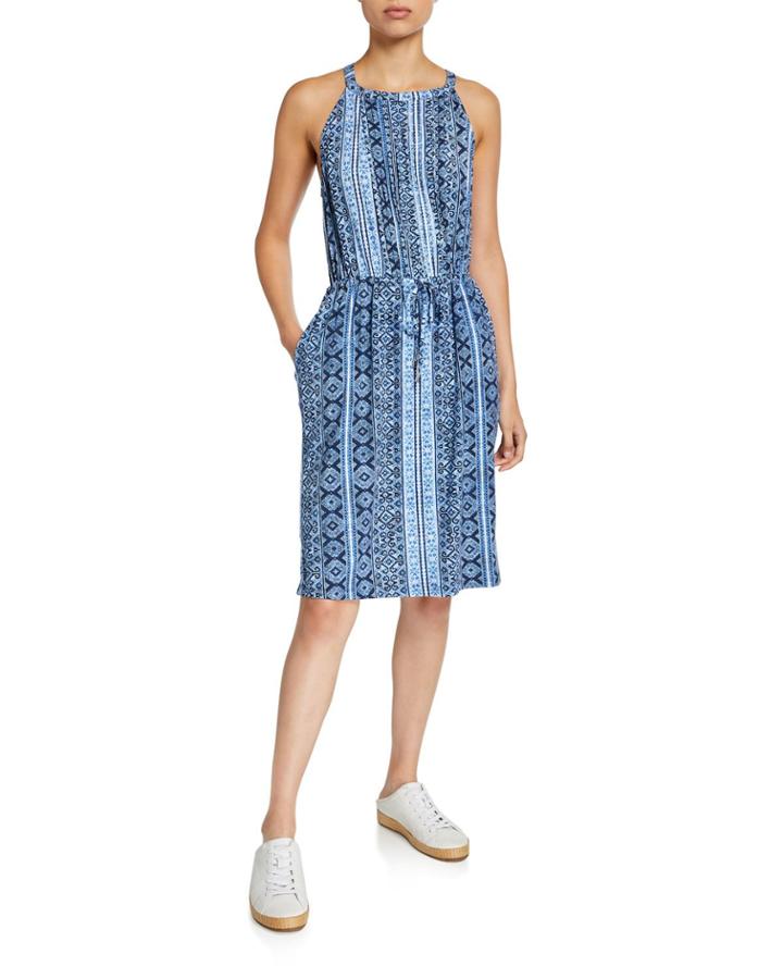 Tie-waist Halter Dress