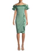Marita Off-the-shoulder Bow Dress