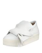 Bow Leather Platform