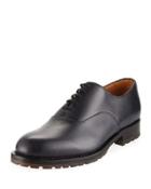 Derby Smooth Lace-up Oxford, Black