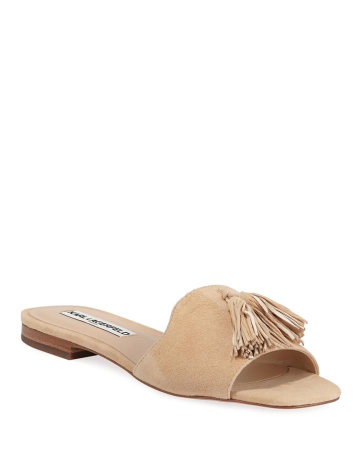 Raquel Flat Suede Tassel