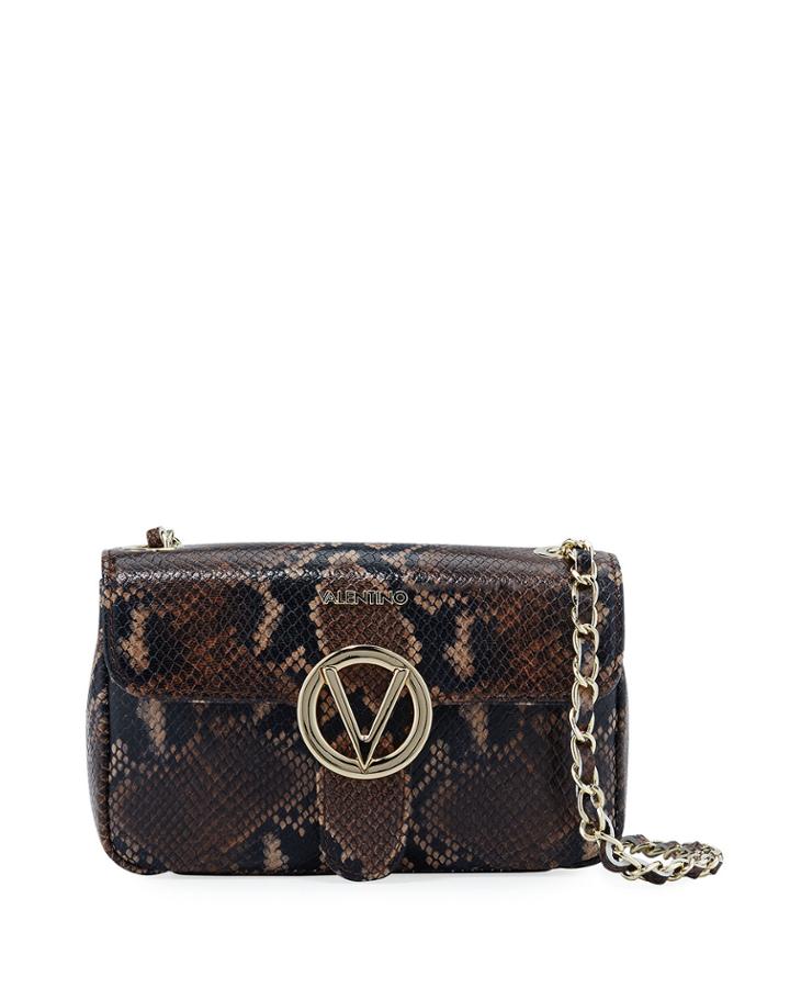 Poisson Python-print Leather