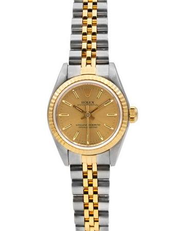 Pre-owned 36mm Oyster Perpetual Bracelet Watch, Two-tone