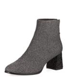 Stella Glitter Zip Booties