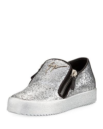 Metallic Platform Slip-on
