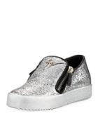 Metallic Platform Slip-on