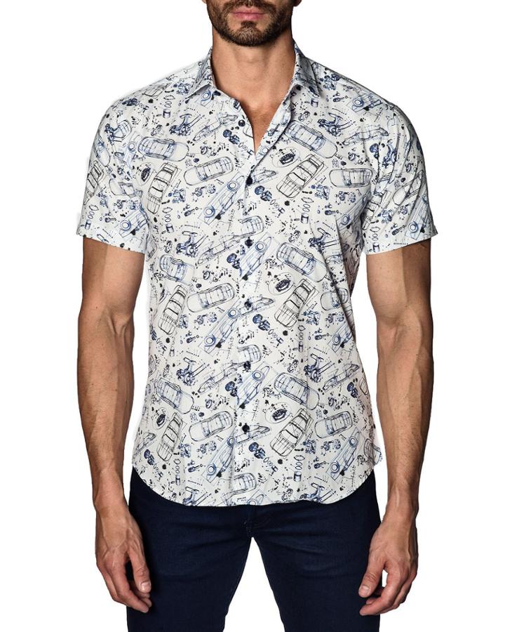 Men's Semi-fitted Blueprint Short-sleeve