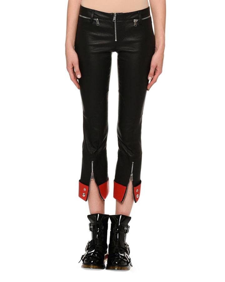 Zip-front Straight-leg