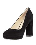 Moon Suede Platform Pump