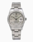 Pre-owned Oyster Perpetual Datejust Watch With Diamonds,
