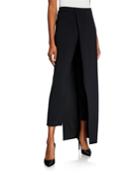Eclipse Fitted Trousers With Overskirt
