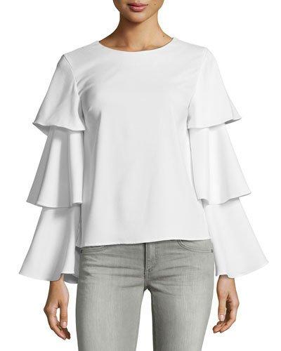 Ruffle-tiered
