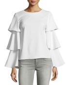 Ruffle-tiered
