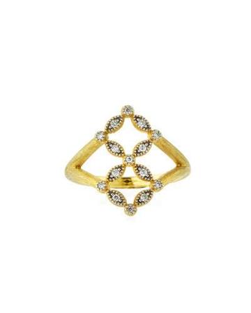 Lisse 18k Gold Diamond Ring,