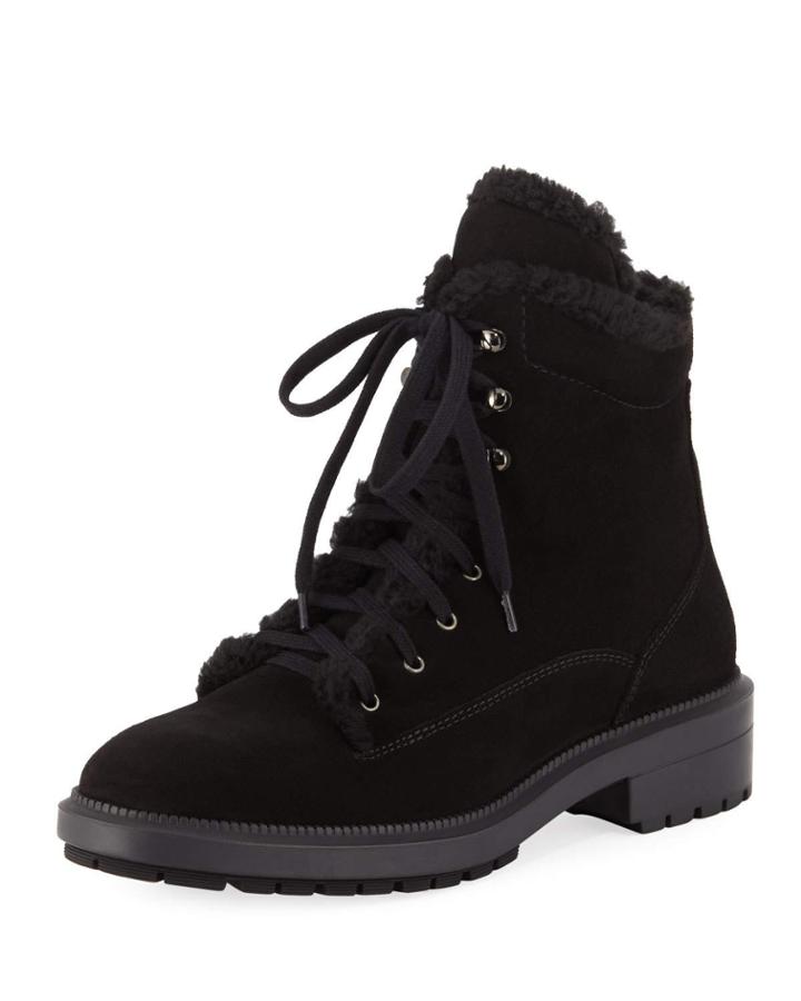Lynne Lace-up Flat Booties