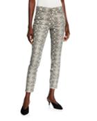 Soho High-rise Snake-print Pants