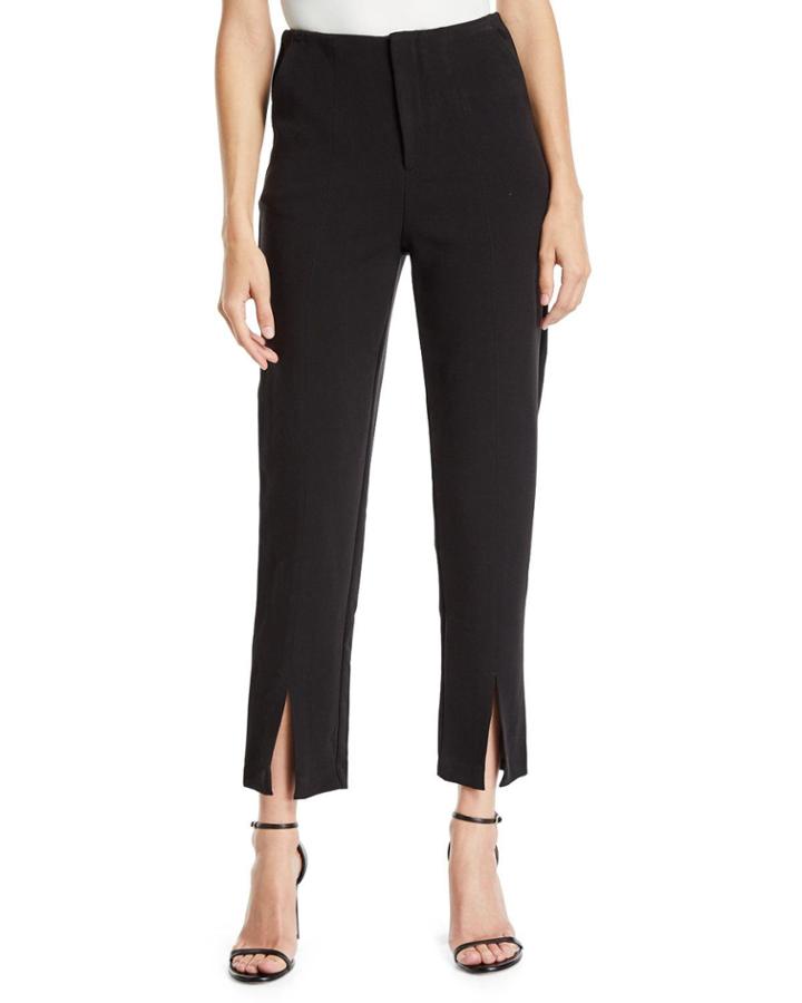 Split-hem High-waist