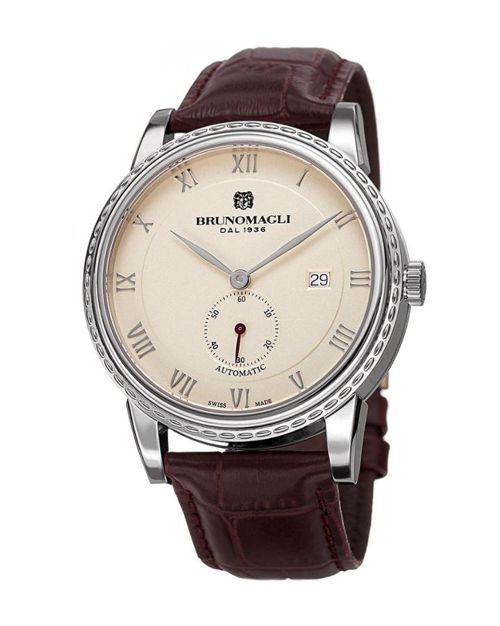 42mm Men's 80th Anniversary Limited Edition Watch, Bordeaux/silver