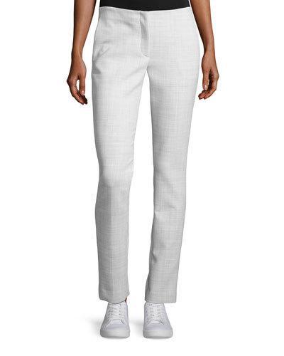 Tennyson B Pioneer Straight-leg Pants, Light Grey