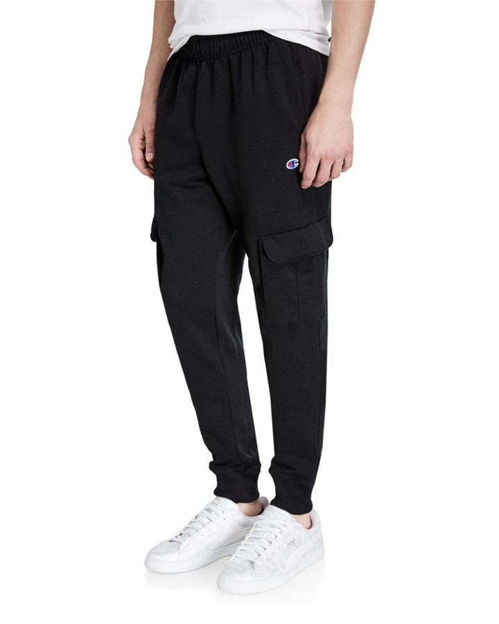 Men's Powerblend Fleece Cargo Jogger Pants