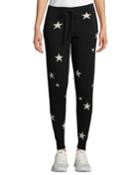 Star-intarsia Cashmere Track Pants