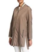Zip-front Techno Bomber Jacket