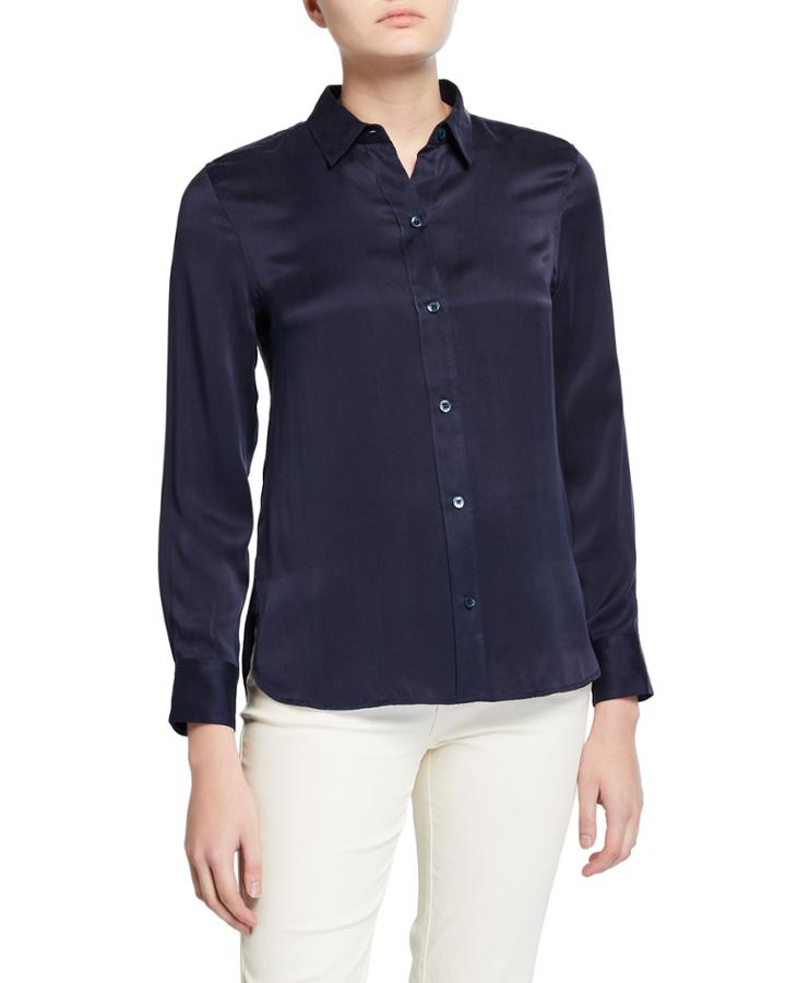 Leema Button-down Silk