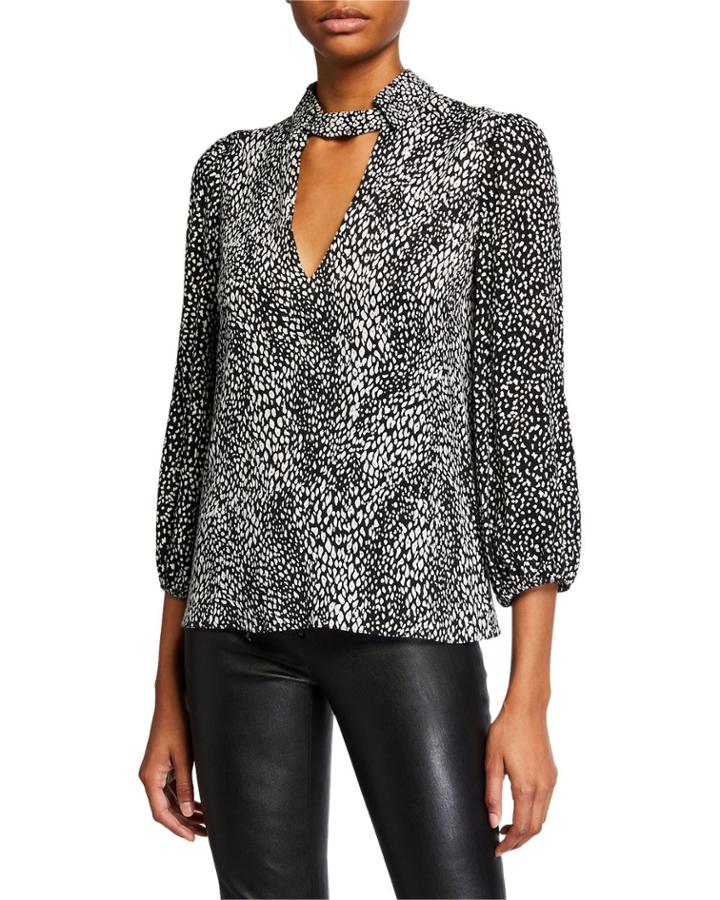 Willa Blouson Cutout Top